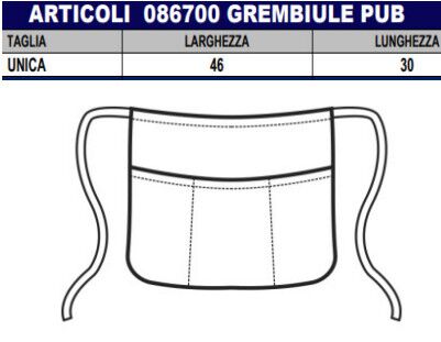 Grembiule PUB barista