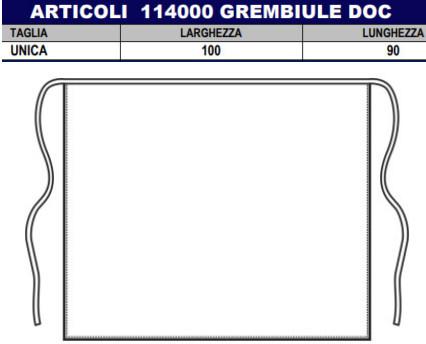 Grembiuli vita per ristorante lunghi e avvolgenti